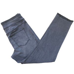 Women's INC. DENIM Pull On Jeans Jegging Size 10/30, Gray Raw Hem